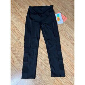 Gottex Studio Black‎ High-Waisted Moisture-Wicking 4-Way Stretch Leggings XS